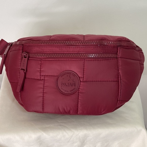 PAJAR Canada Waist Crossbody Bag Slingbag Burgundy Wine NWT - Picture 1 of 8